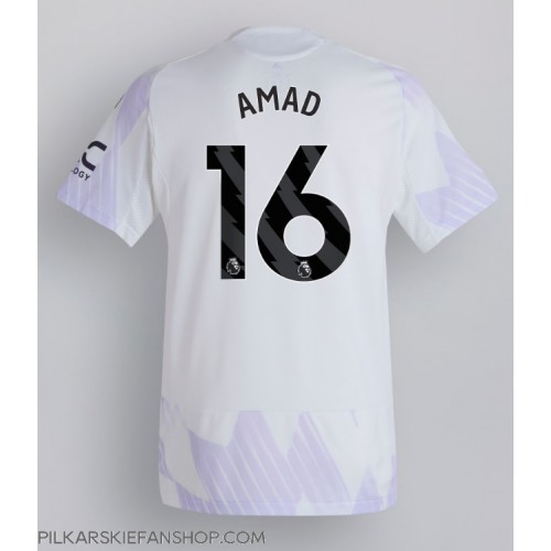 Koszulka piłkarska Manchester United Amad Diallo #16 Strój wyjazdowy 2025-26 tanio Krótki Rękaw Koszulka piłkarska Manchester United Amad Diallo #16 Strój wyjazdowy 2025-26 tanio Krótki Rękaw